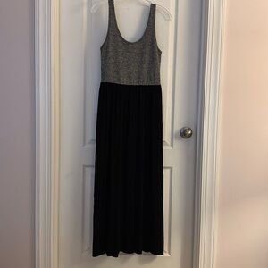 Maxi gray/black dress